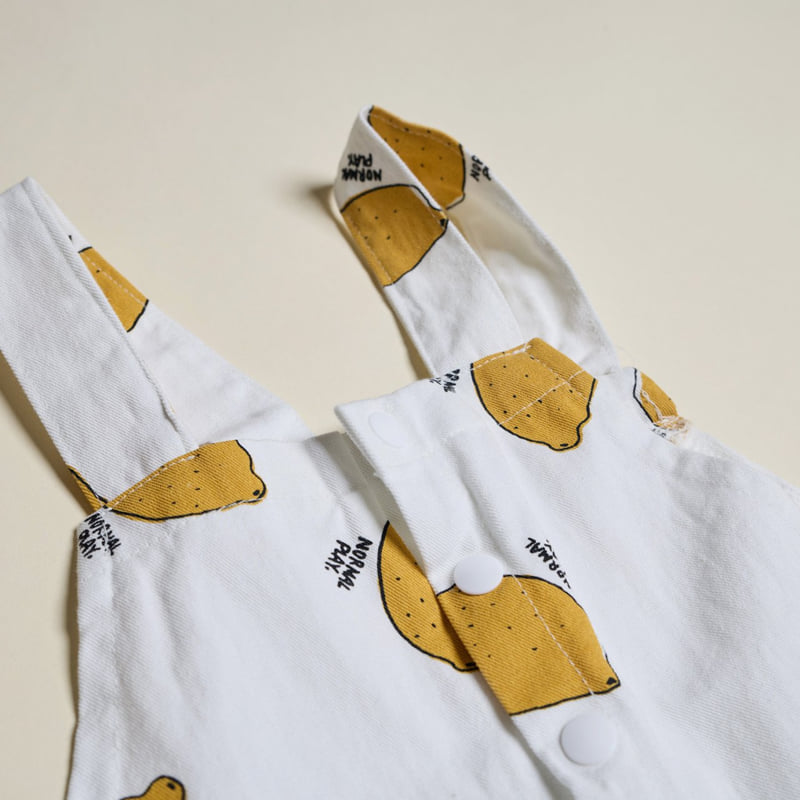 Normalplay - Korean Children Fashion - #minifashionista - Shy Lemon Overalls - 7