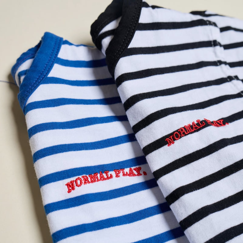 Normalplay - Korean Children Fashion - #minifashionista - Sleeveless Stripe Tee - 10