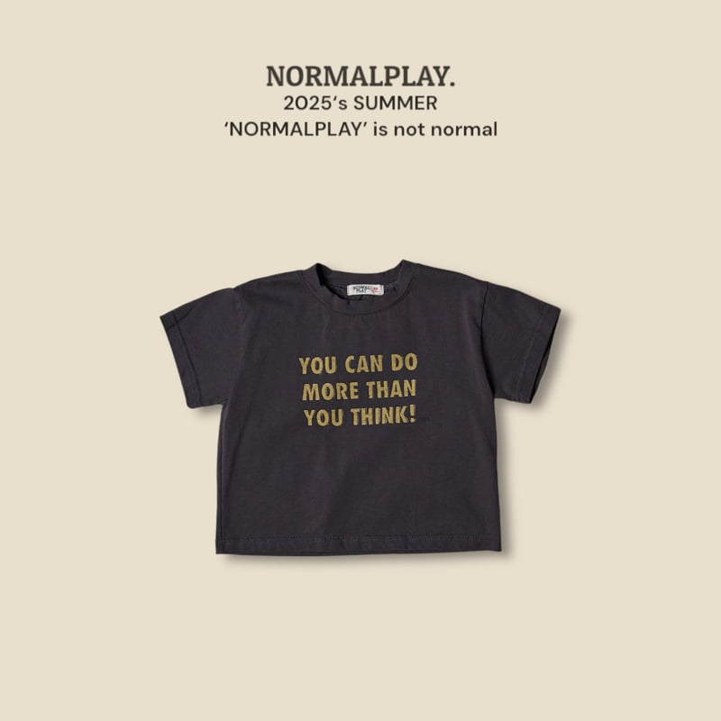 Normalplay - Korean Children Fashion - #minifashionista - You Can Do Short Sleeve Tee - 7