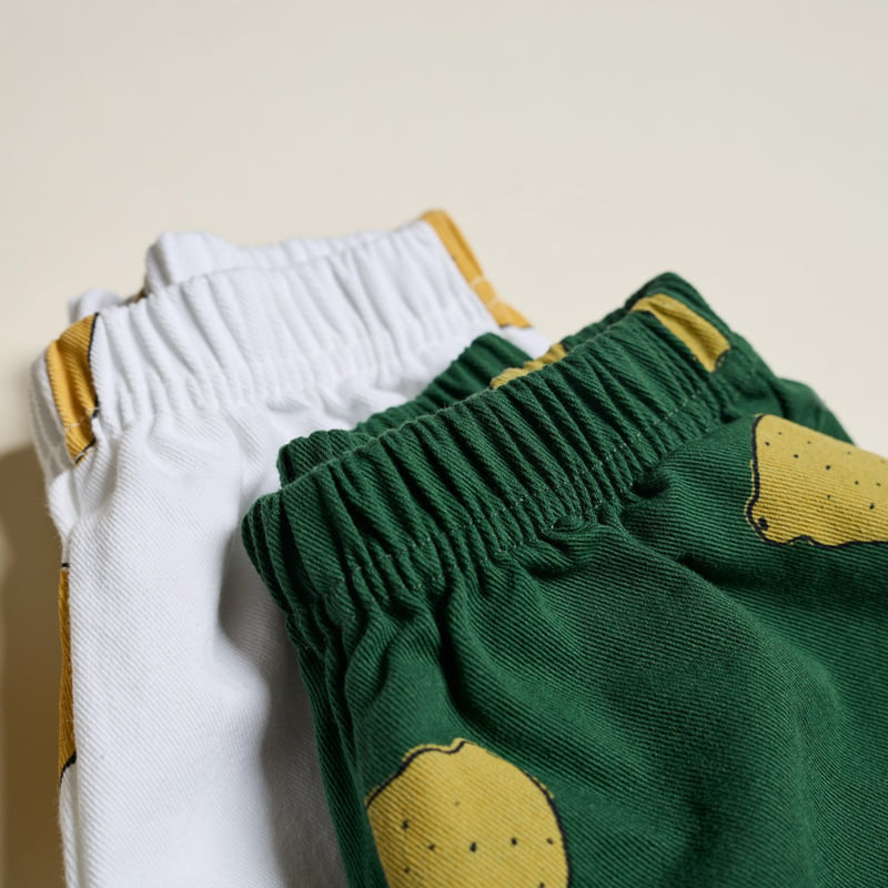 Normalplay - Korean Children Fashion - #minifashionista - Lemon Cotton Pants - 5