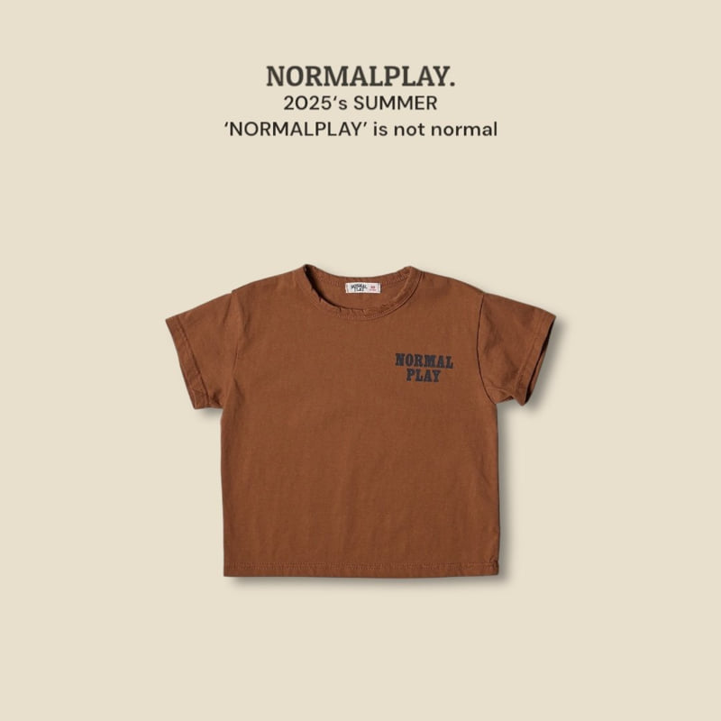 Normalplay - Korean Children Fashion - #minifashionista - Normal Single Short Sleeve Tee - 8