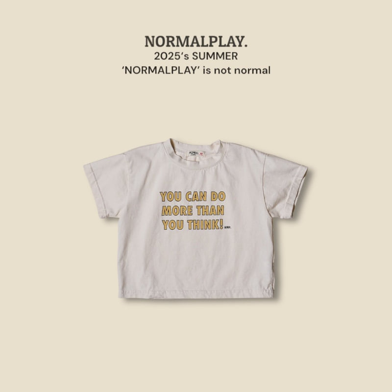 Normalplay - Korean Children Fashion - #prettylittlegirls - You Can Do Short Sleeve Tee - 8