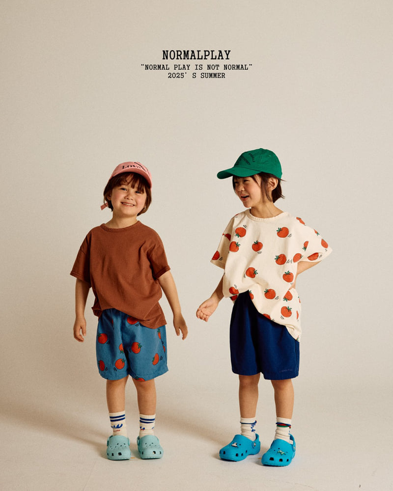 Normalplay - Korean Children Fashion - #prettylittlegirls - Tomato Short Sleeve Tee - 12