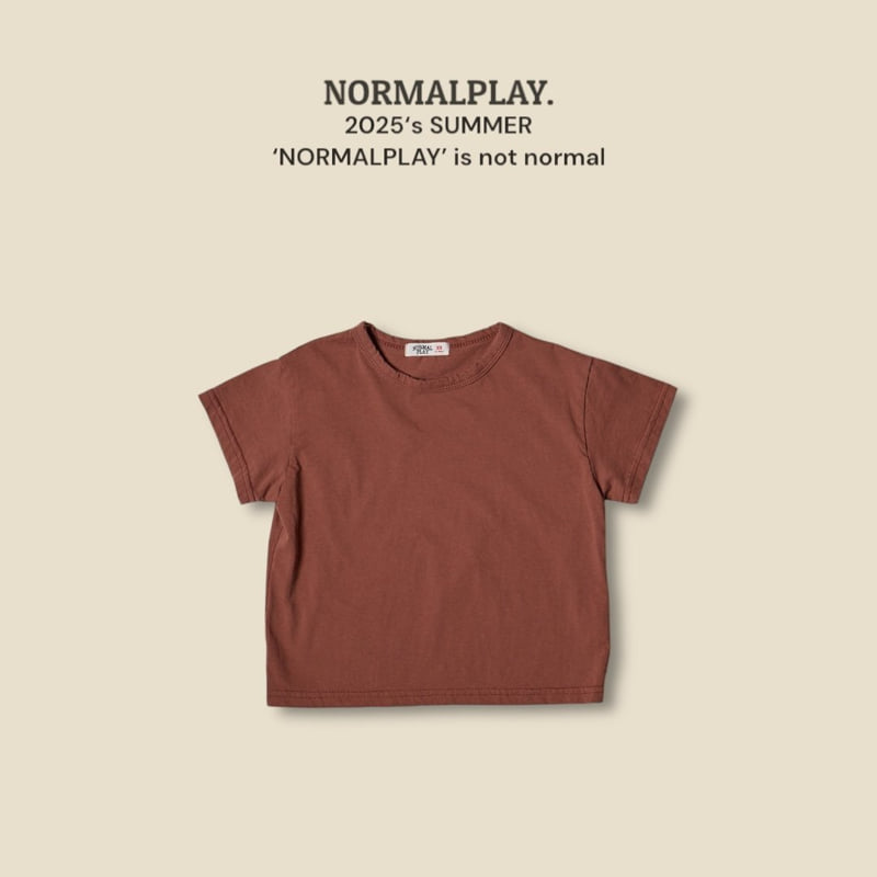 Normalplay - Korean Children Fashion - #todddlerfashion - Everyday Short Sleeve Tee - 6