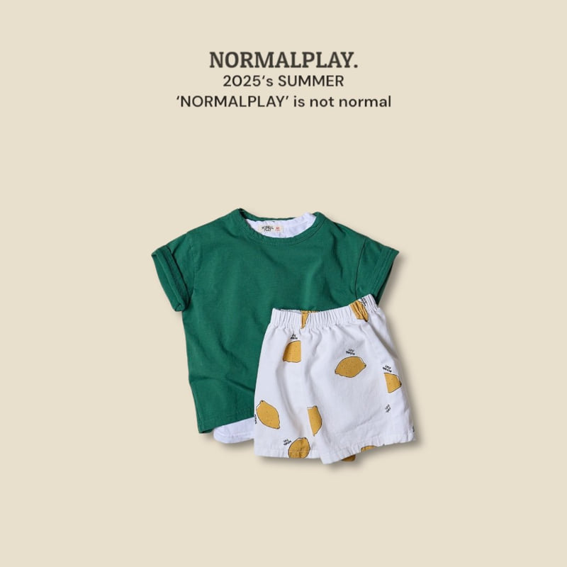 Normalplay - Korean Children Fashion - #todddlerfashion - Lemon Cotton Pants - 7