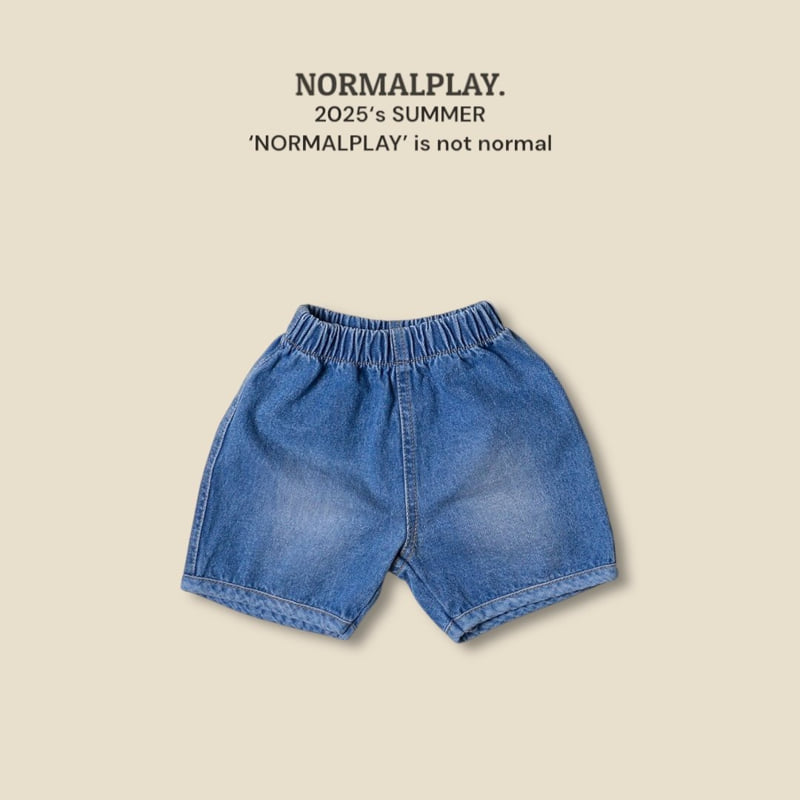 Normalplay - Korean Children Fashion - #todddlerfashion - Half Denim Pants - 5