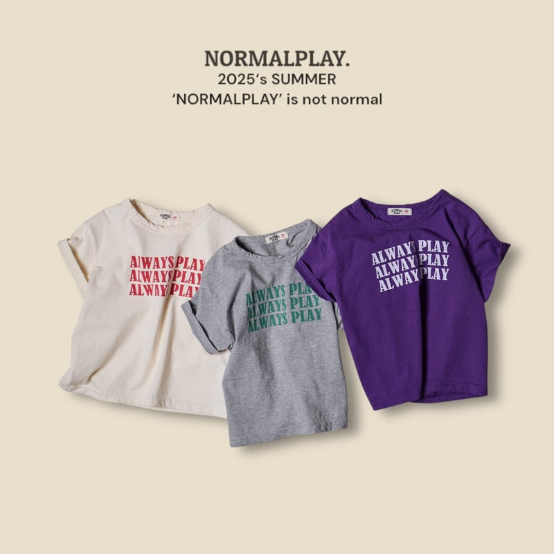 Normalplay - Korean Children Fashion - #toddlerclothing - Always Short Sleeve Tee