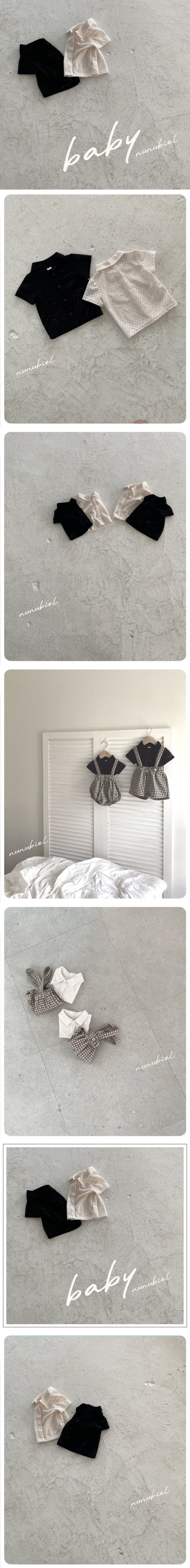 Nunubiel - Korean Baby Fashion - #babyboutique - Bebe Rhombus Shirt
