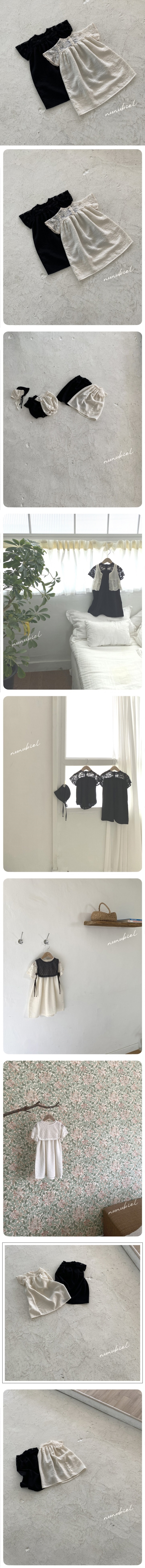Nunubiel - Korean Children Fashion - #prettylittlegirls - Pleated One-piece