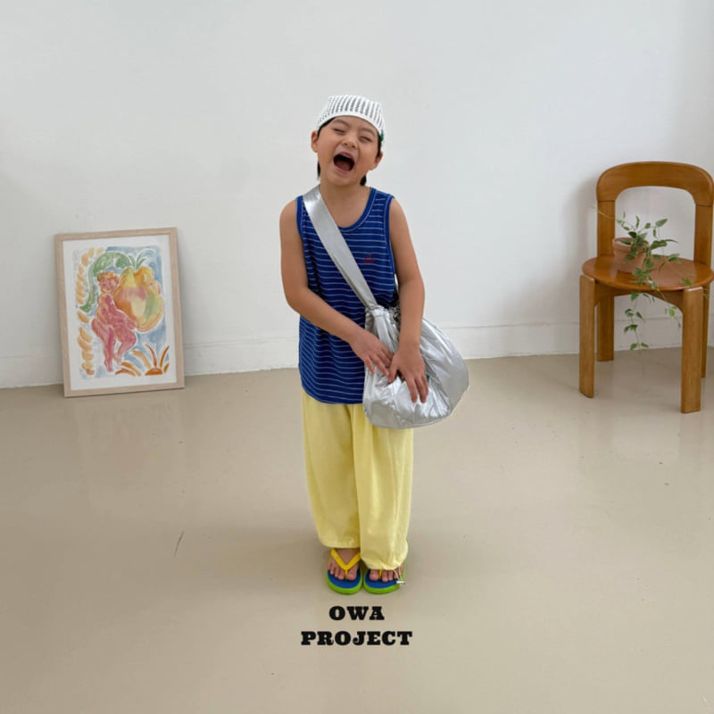 O Wa - Korean Children Fashion - #Kfashion4kids - Stripe Sleeveless - 7