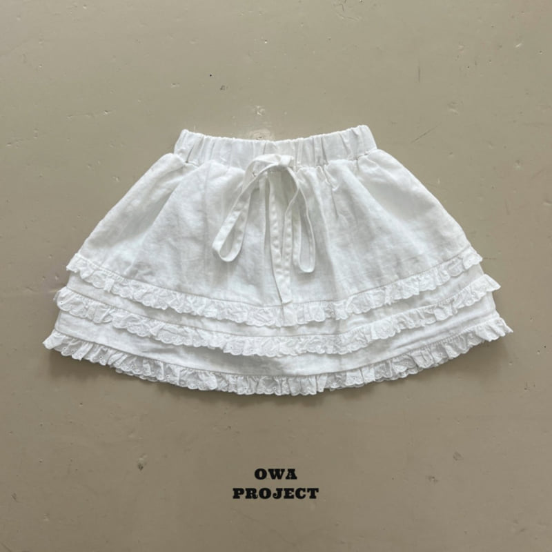 O Wa - Korean Children Fashion - #Kfashion4kids - Frill Cancan Skirt