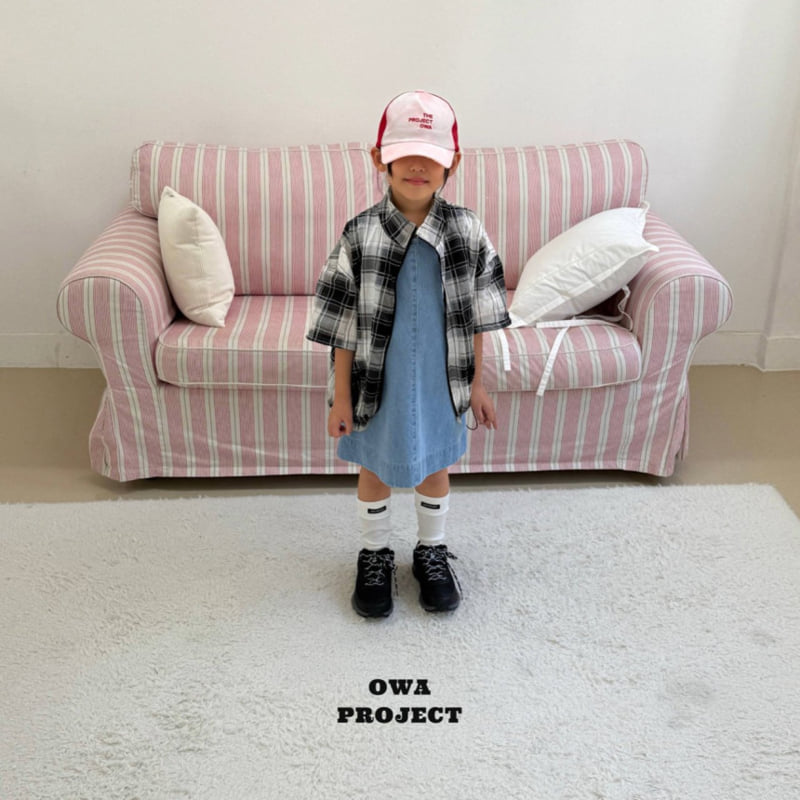 O Wa - Korean Children Fashion - #childofig - Dart Denim One-piece - 9