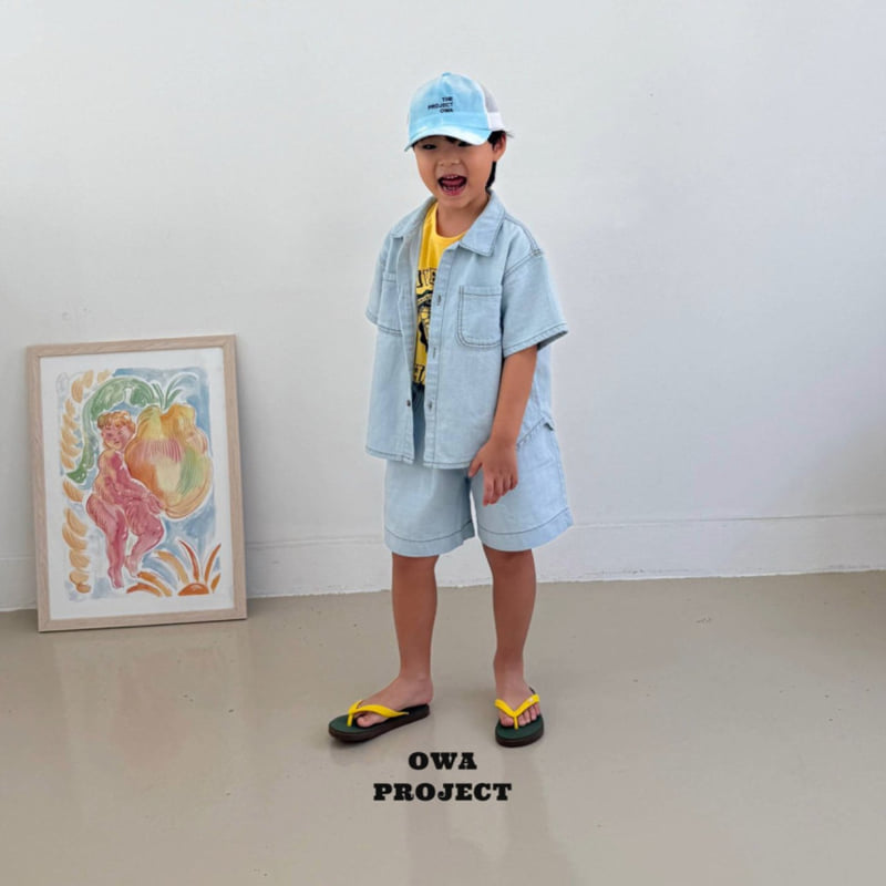 O Wa - Korean Children Fashion - #designkidswear - Half Denim Pants - 12
