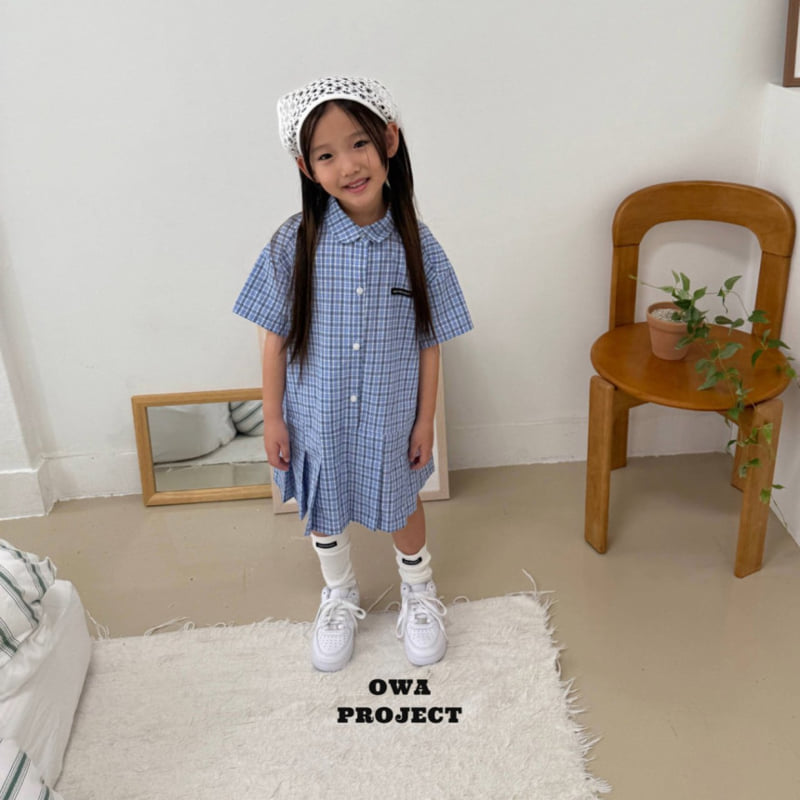 O Wa - Korean Children Fashion - #designkidswear - Pleated One-piece - 8