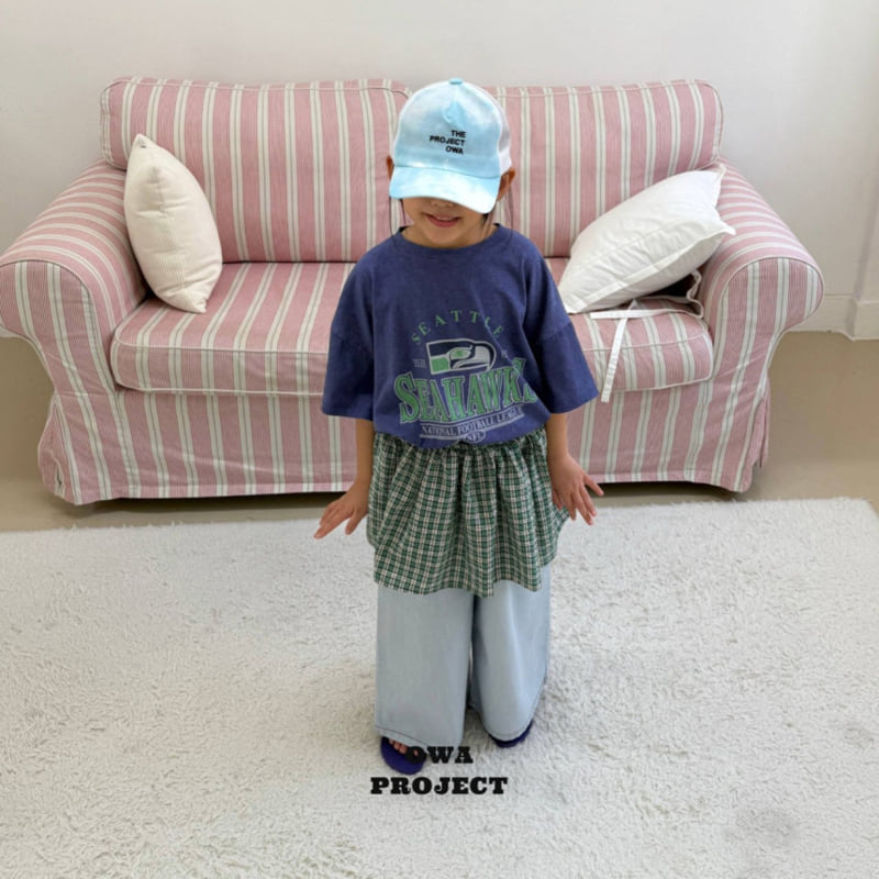 O Wa - Korean Children Fashion - #discoveringself - Checked Shirring Skirt - 11