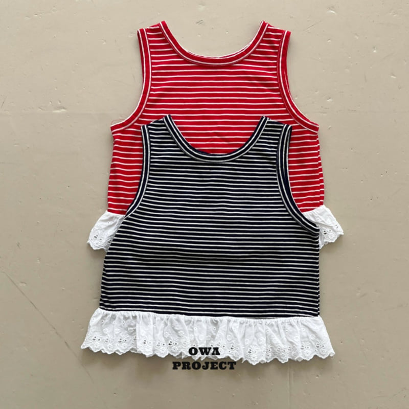 O Wa - Korean Children Fashion - #fashionkids - Lace Sleeveless