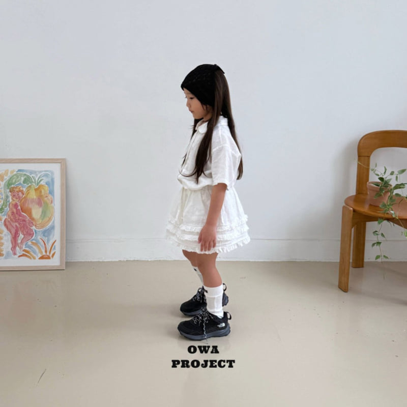 O Wa - Korean Children Fashion - #kidsshorts - Round Shirt - 3