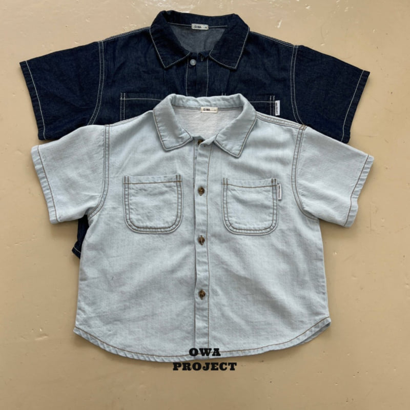 O Wa - Korean Children Fashion - #kidsshorts - Two Pocket Shirt