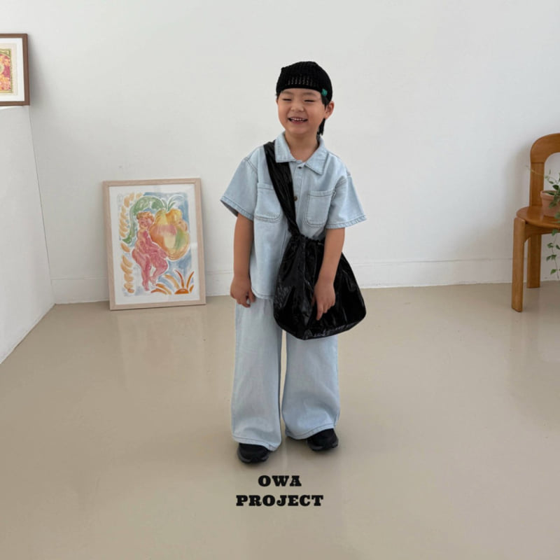 O Wa - Korean Children Fashion - #kidsstore - Wide Denim Pants - 9