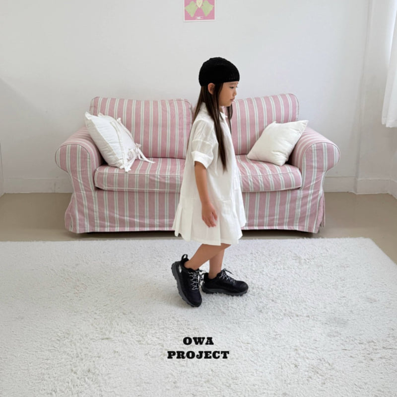 O Wa - Korean Children Fashion - #minifashionista - Pleated One-piece - 4