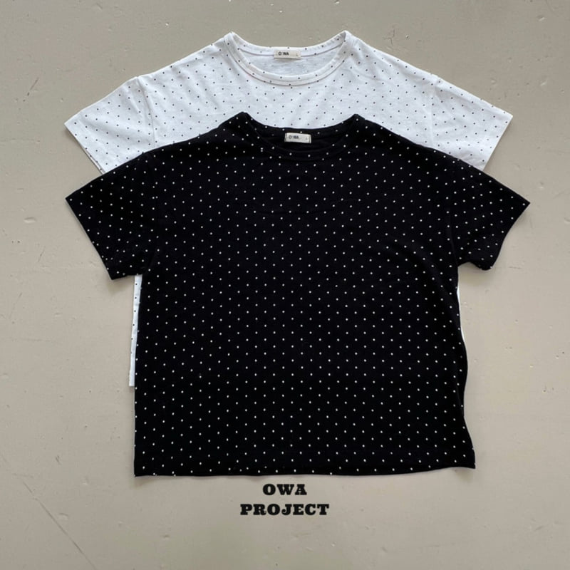 O Wa - Korean Children Fashion - #prettylittlegirls - Dot Tee