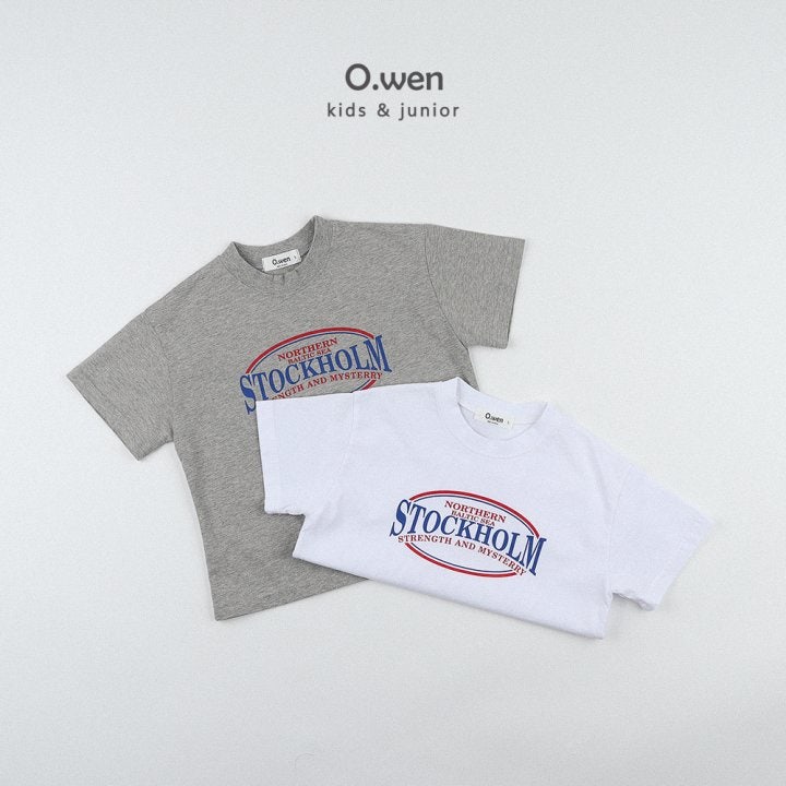 O Wen - Korean Children Fashion - #Kfashion4kids - Stockholm Short Sleeve Tee