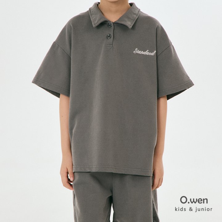 O Wen - Korean Children Fashion - #Kfashion4kids - Standard Pigment Short Sleeve Tee - 9