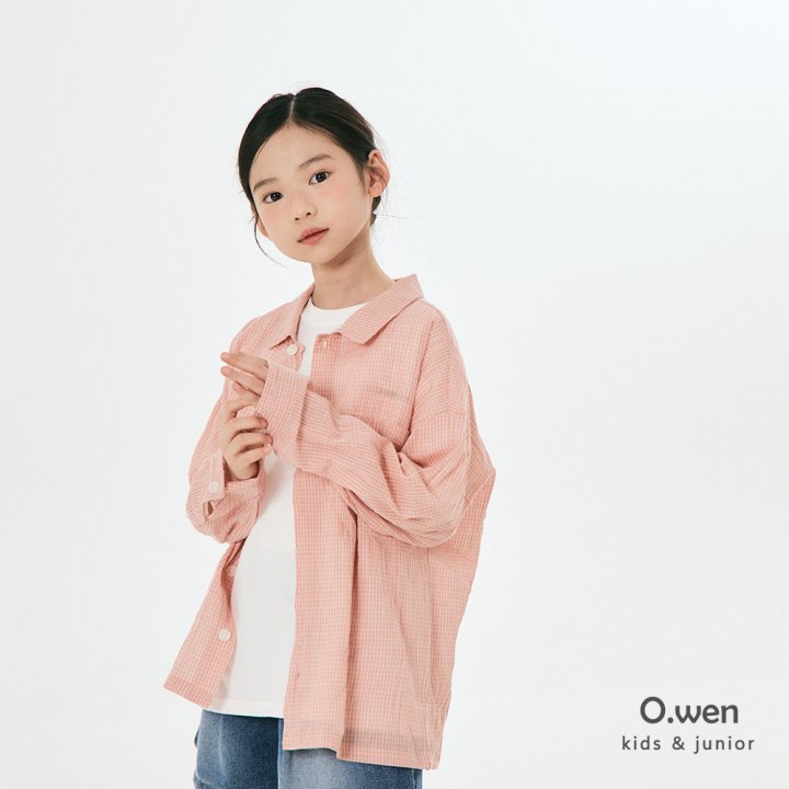 O Wen - Korean Children Fashion - #Kfashion4kids - Summer Check Pocket Shirt - 8