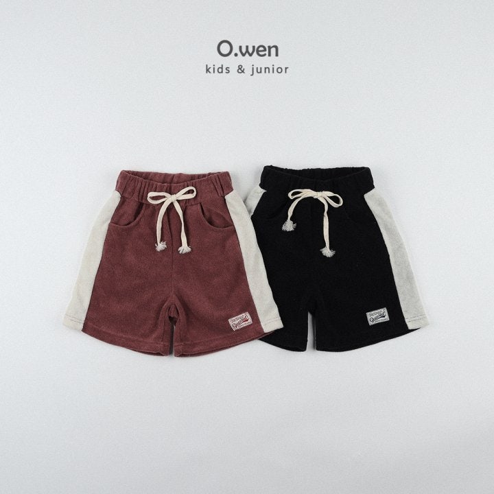 O Wen - Korean Children Fashion - #Kfashion4kids - Terry Shorts