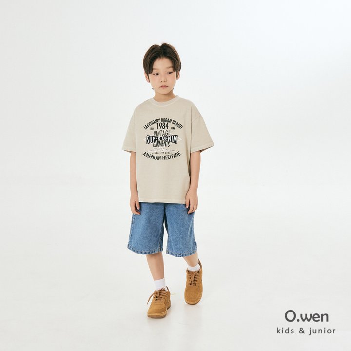 O Wen - Korean Children Fashion - #childofig - Super Pigment Short Sleeve Tee - 3
