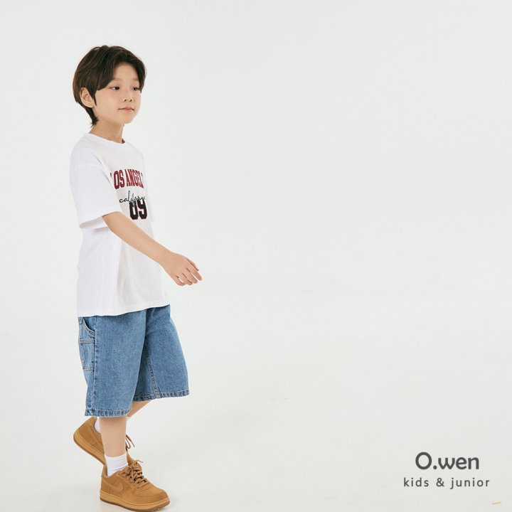 O Wen - Korean Children Fashion - #childofig - Summer Bermuda Denim Pants - 7