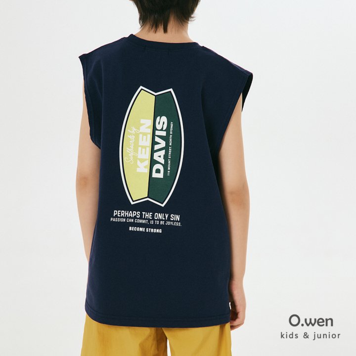 O Wen - Korean Children Fashion - #childofig - Kin Davis Sleeveless Tee - 4