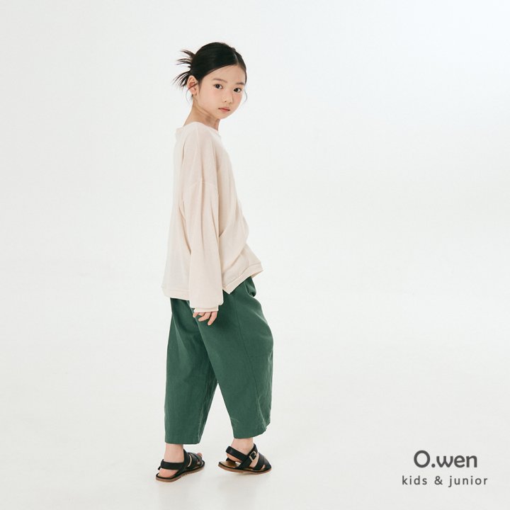 O Wen - Korean Children Fashion - #childrensboutique - Linen Dart Pants - 11