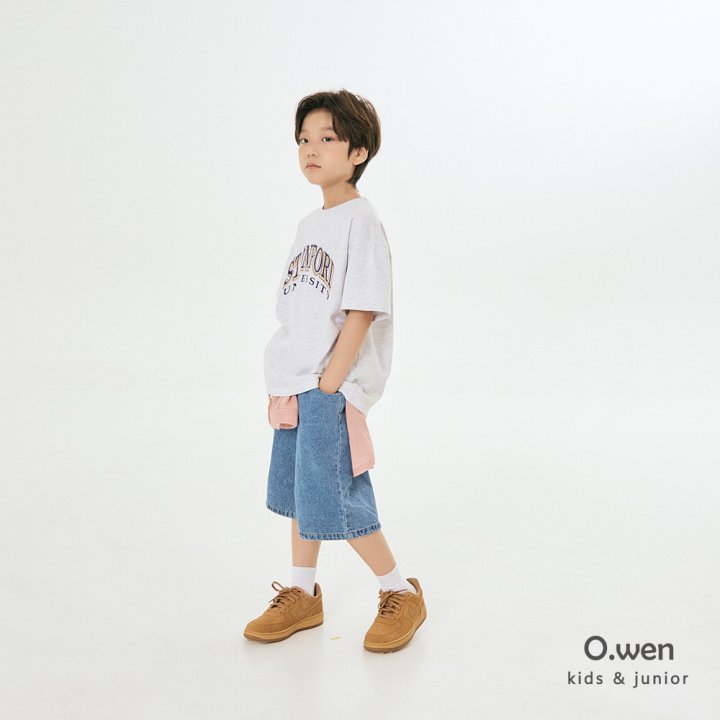 O Wen - Korean Children Fashion - #designkidswear - Summer Bermuda Denim Pants - 9