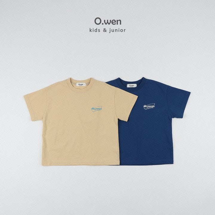 O Wen - Korean Children Fashion - #designkidswear - Summer Short Sleeve Tee