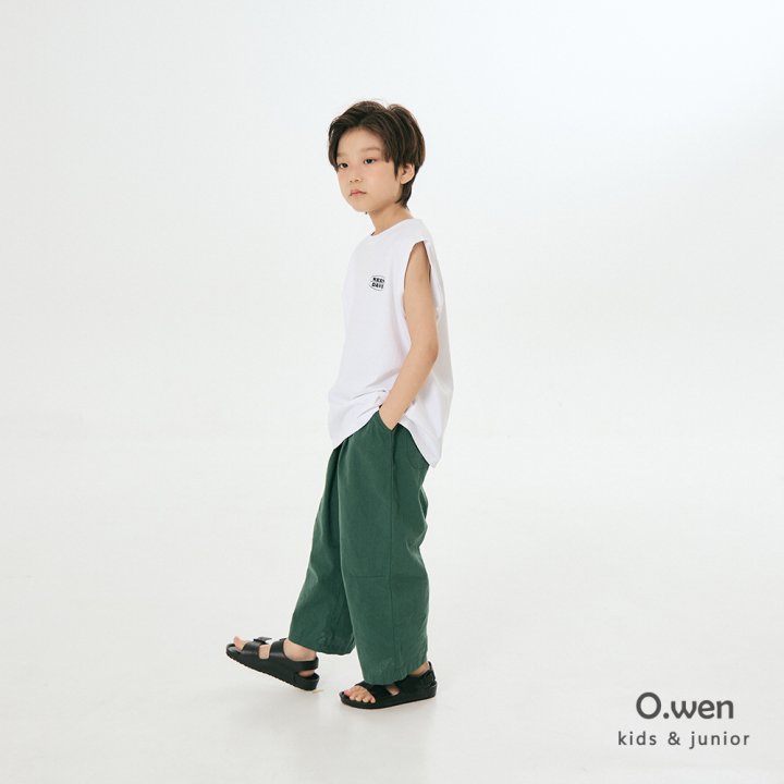 O Wen - Korean Children Fashion - #designkidswear - Linen Dart Pants - 12