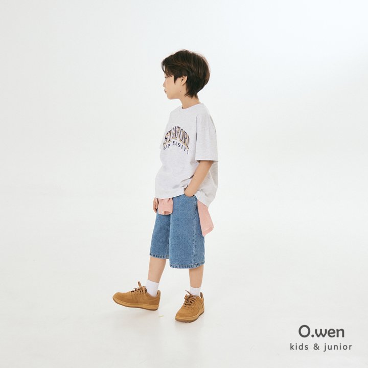 O Wen - Korean Children Fashion - #discoveringself - Summer Bermuda Denim Pants - 10
