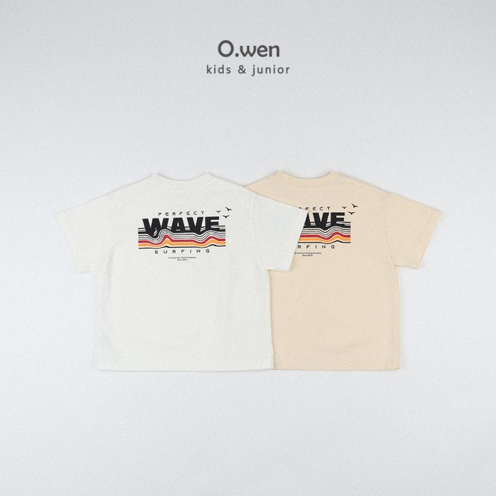 O Wen - Korean Children Fashion - #discoveringself - Wave Short Sleeve Tee