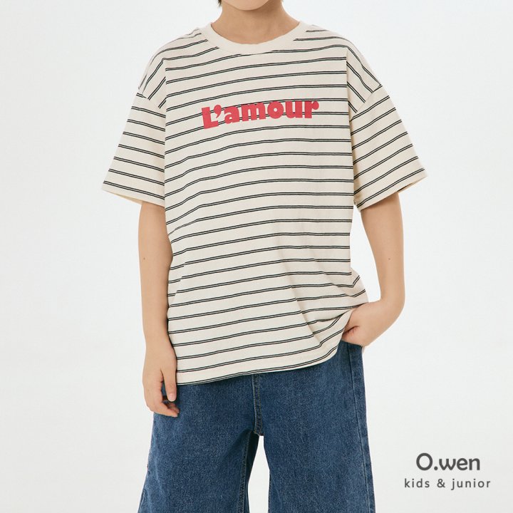 O Wen - Korean Children Fashion - #fashionkids - Lamour Short Sleeve Tee - 6