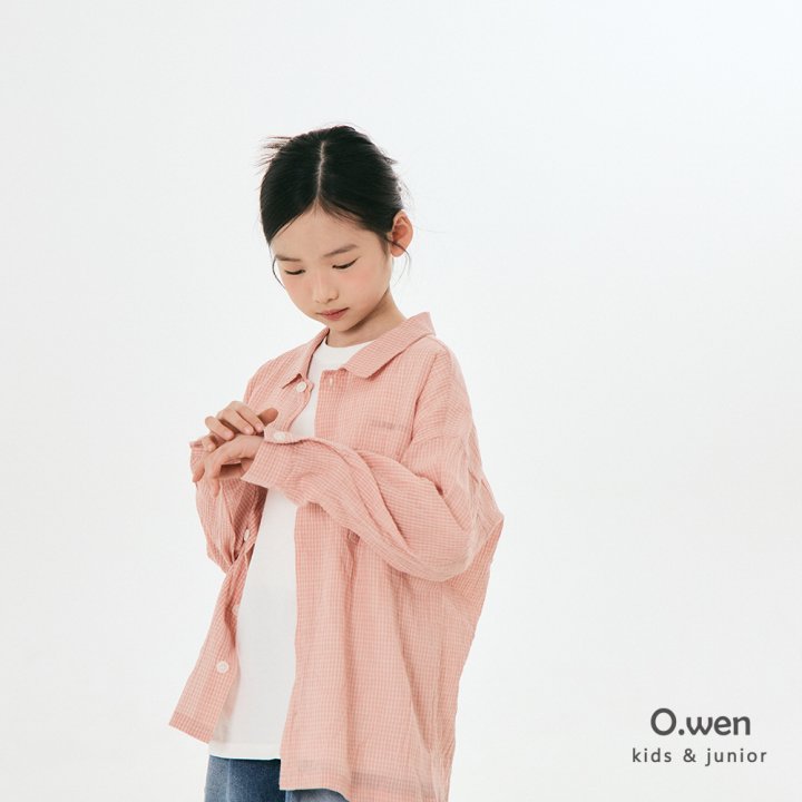 O Wen - Korean Children Fashion - #discoveringself - Summer Check Pocket Shirt - 4