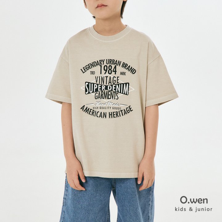 O Wen - Korean Children Fashion - #kidsshorts - Super Pigment Short Sleeve Tee - 9