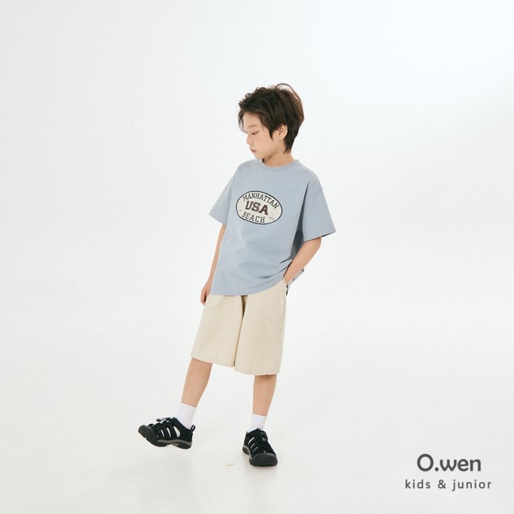 O Wen - Korean Children Fashion - #kidsshorts - Manhattan Short Sleeve Tee - 5