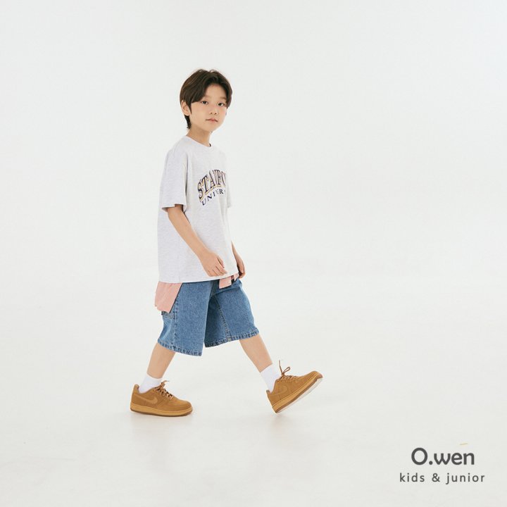 O Wen - Korean Children Fashion - #kidsshorts - Summer Bermuda Denim Pants - 12