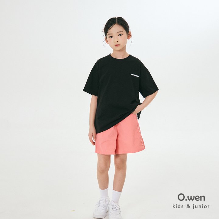 O Wen - Korean Children Fashion - #kidsshorts - Remember Short Sleeve Tee - 11