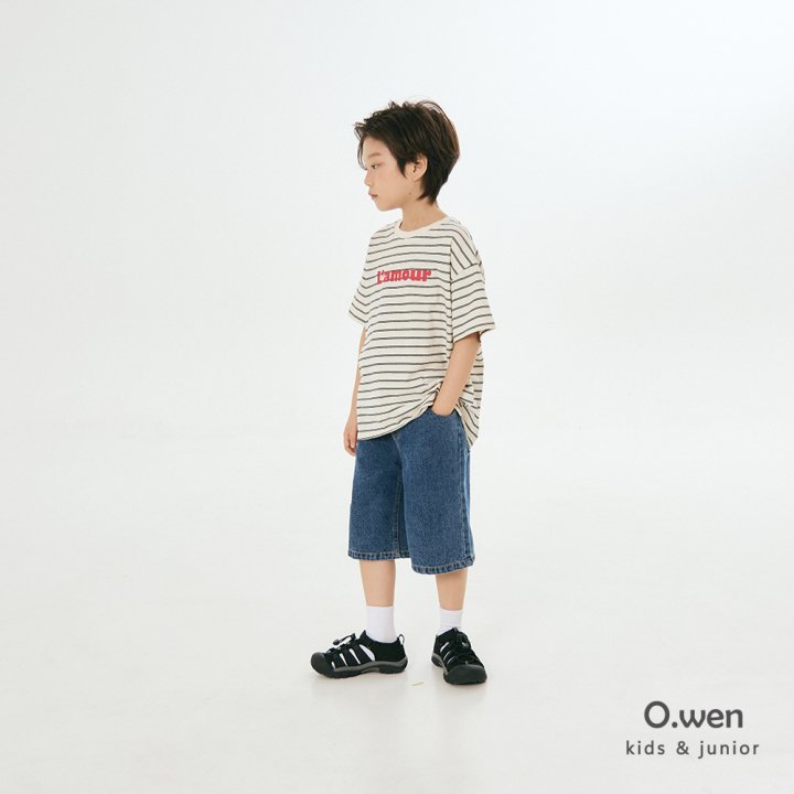 O Wen - Korean Children Fashion - #kidsshorts - Lamour Short Sleeve Tee - 7