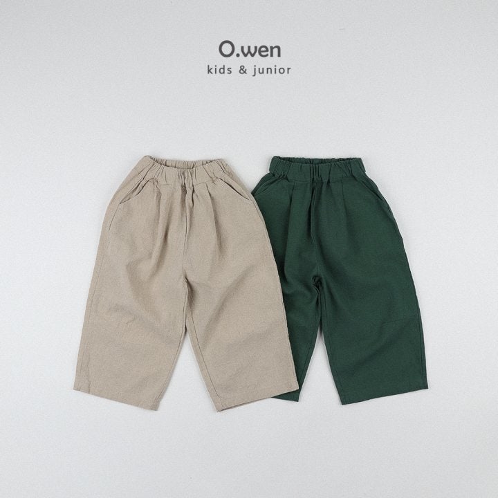 O Wen - Korean Children Fashion - #kidsshorts - Linen Dart Pants