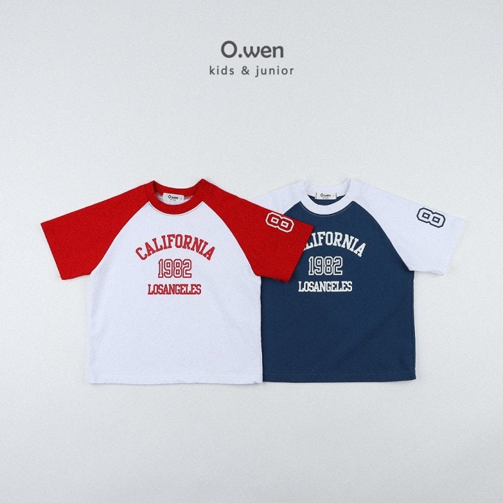 O Wen - Korean Children Fashion - #kidsstore - California Raglan Short Sleeve Tee