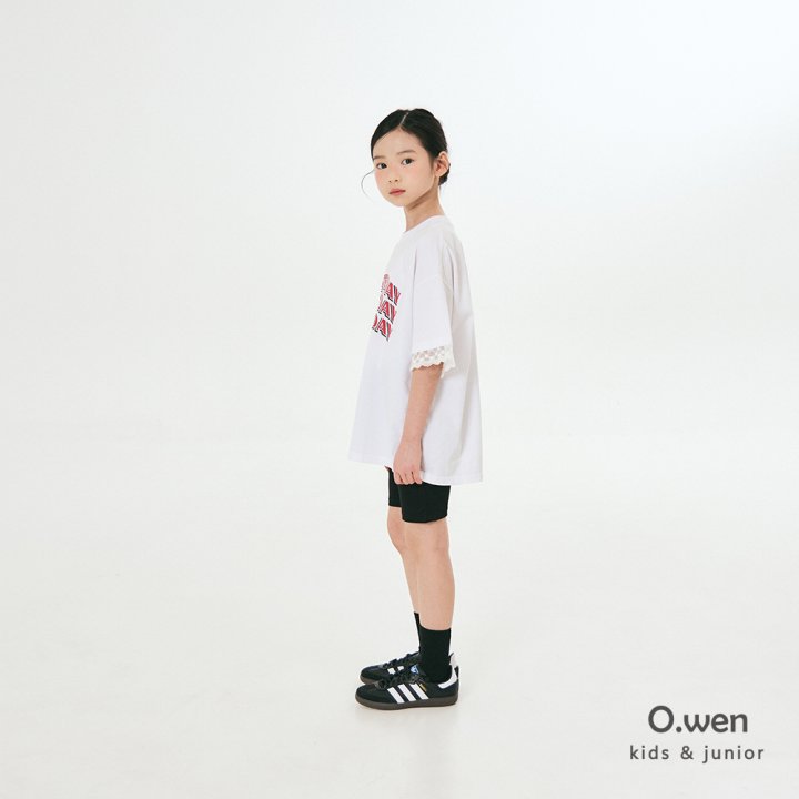 O Wen - Korean Children Fashion - #kidzfashiontrend - Lace Boxy Short Sleeve Tee - 12