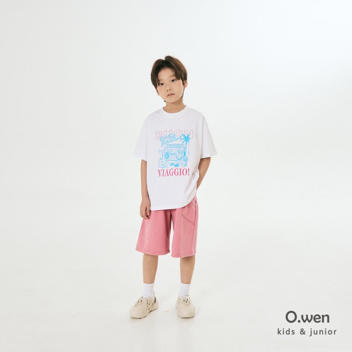 O Wen - Korean Children Fashion - #kidzfashiontrend - Vacation Short Sleeve Tee - 8