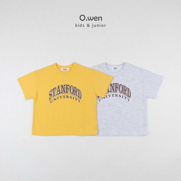 O Wen - Korean Children Fashion - #kidzfashiontrend - Stanford Short Sleeve Tee